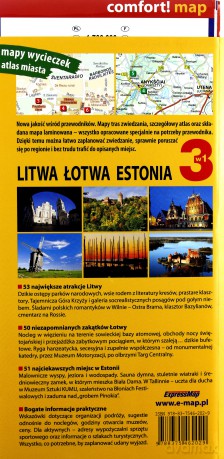 Litwa, Łotwa, Estonia. Przewodnik + atlas + mapa [KSIĄŻKA]