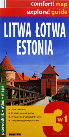 Litwa, Łotwa, Estonia. Przewodnik + atlas + mapa [KSIĄŻKA]