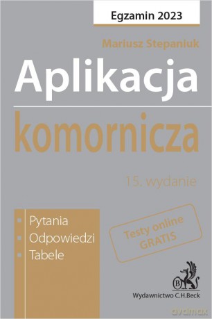 Aplikacja komornicza 2023 [KSIĄZKA]