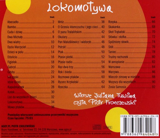 Lokomotywa i inne wiersze... Książka audio CD - Julian Tuwim [KSIĄŻKA]