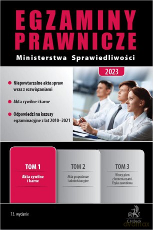Egzaminy Prawnicze Ms (Tom 1) Akta Cywilne I Karne Wyd. 13 [KSIĄZKA]