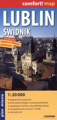 Lublin. Świdnik. Laminowany plan miasta w skali 1:20 000 [KSIĄŻKA]