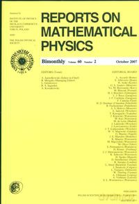 Reports on Mathematical Physics 60/2 wer.zagr. [KSIĄZKA]