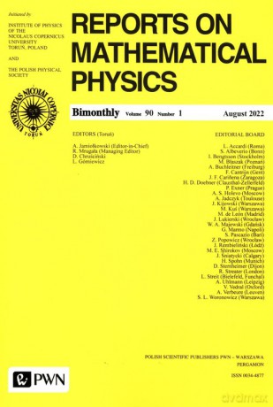Reports on Mathematical Physics 90/1 [KSIĄZKA]