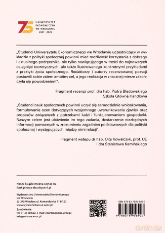 Wymiary polityki społecznej. [KSIĄZKA]