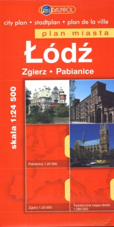 Łódź. Plan miasta 1:24 500 [KSIĄŻKA]