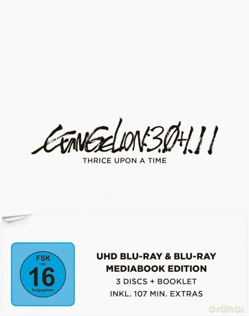 Evangelion: 3.0 + 1.11 Thrice Upon A Time (Evangelion: 3.0+1.01 Od nowa) (Mediabook) [Blu-Ray 4K]+[Blu-Ray]