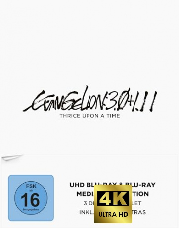 Evangelion: 3.0 + 1.11 Thrice Upon A Time (Evangelion: 3.0+1.01 Od nowa) (Mediabook) [Blu-Ray 4K]+[Blu-Ray]