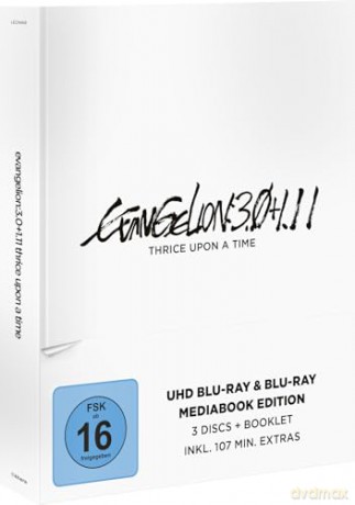 Evangelion: 3.0 + 1.11 Thrice Upon A Time (Evangelion: 3.0+1.01 Od nowa) (Mediabook) [Blu-Ray 4K]+[Blu-Ray]