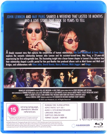 Lost Weekend: A Love Story [Blu-Ray]