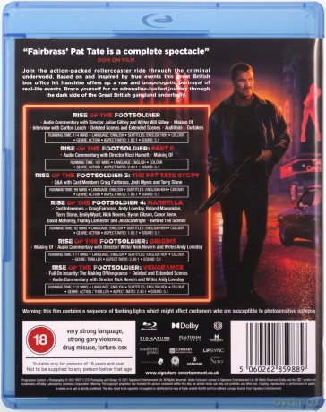 Rise Of The Footsoldier 1-6 Box Set [6xBlu-Ray]