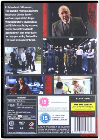 The Blacklist. The Final Season Season 10 (Czarna lista) [6DVD]