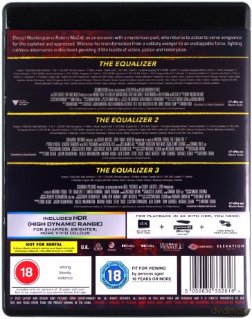 The Equalizer 1-3 (Bez litości 1-3) [3xBlu-Ray 4K]
