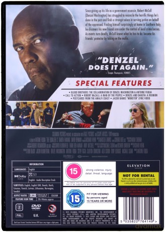 The Equalizer 3 (Bez litości 3. Ostatni rozdział) [DVD]