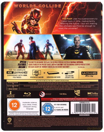 The Flash (steelbook) [Blu-Ray 4K]+[Blu-Ray]