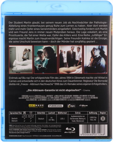 Nightwatch (Nocny strażnik) [Blu-Ray]