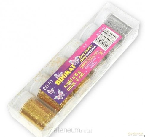 Brokat sypki z dozownikiem 2 kolory 6x8g