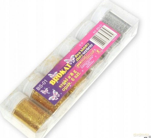 Brokat sypki z dozownikiem 2 kolory 6x8g