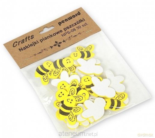 Dekoracja piankowa pszczółki 35x25mm 30szt