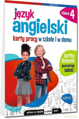 Język angielski Karty pracy w szkole i w domu Szkoła podstawowa 4 [KSIĄŻKA]
