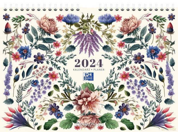 Kalendarz 2024 ścienny A4 Flower [KALENDARZ]