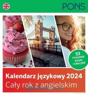 Kalendarz językowy 2024. Cały rok z angielskim [KSIĄŻKA]