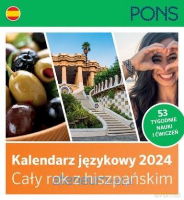 Kalendarz językowy 2024. Cały rok z hiszpańskim [KSIĄŻKA]