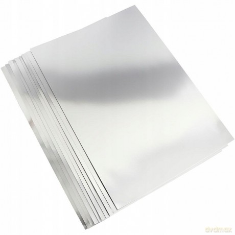 Karton metaliczny srebrny 250g B4 5 arkuszy