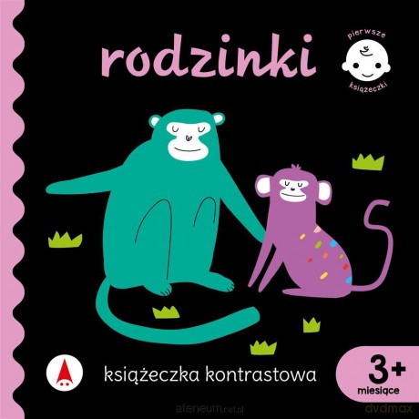 Książeczka kontrastowa. Rodzinki [KSIĄŻKA]
