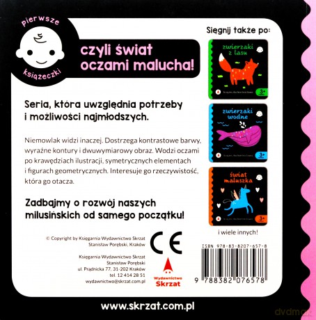 Książeczka kontrastowa. Rodzinki [KSIĄŻKA]