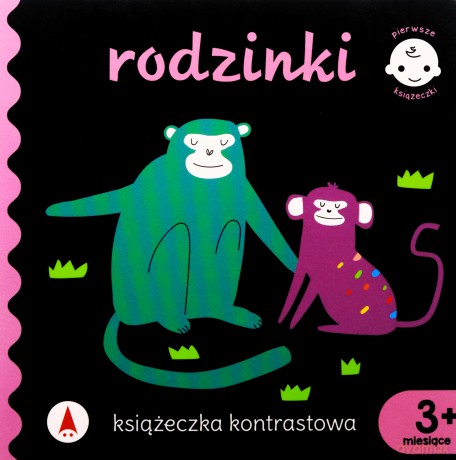 Książeczka kontrastowa. Rodzinki [KSIĄŻKA]