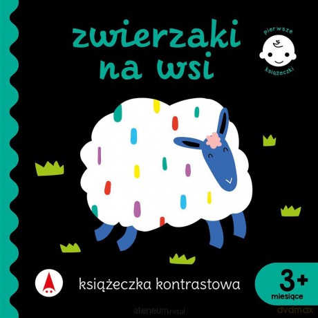 Książeczka kontrastowa. Zwierzaki na wsi [KSIĄŻKA]