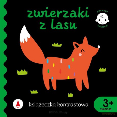 Książeczka kontrastowa. Zwierzaki z lasu [KSIĄŻKA]