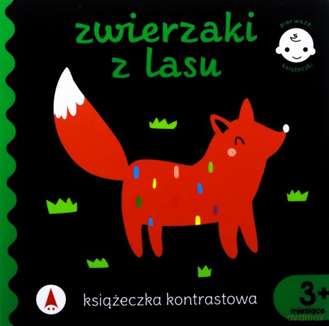 Książeczka kontrastowa. Zwierzaki z lasu [KSIĄŻKA]