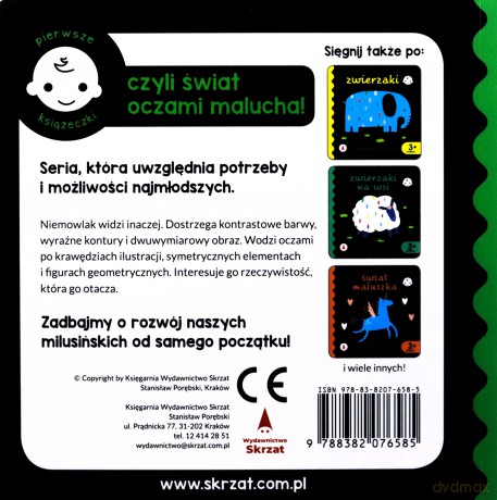 Książeczka kontrastowa. Zwierzaki z lasu [KSIĄŻKA]