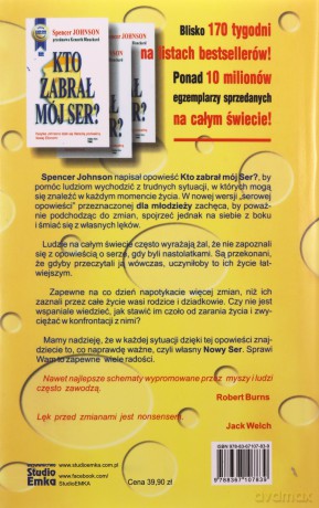 Kto zabrał mój ser? Opowieść dla młodzieży - Spencer Johnson [KSIĄŻKA]
