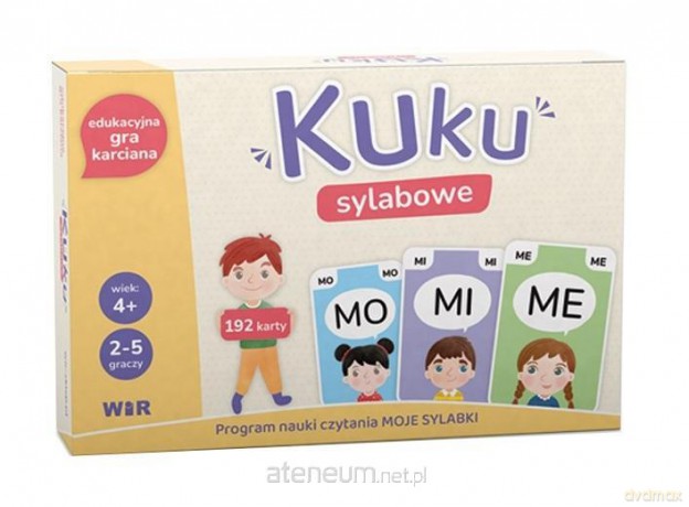 Kuku sylabowe. Edukacyjna gra karciana dla dzieci [GRA]