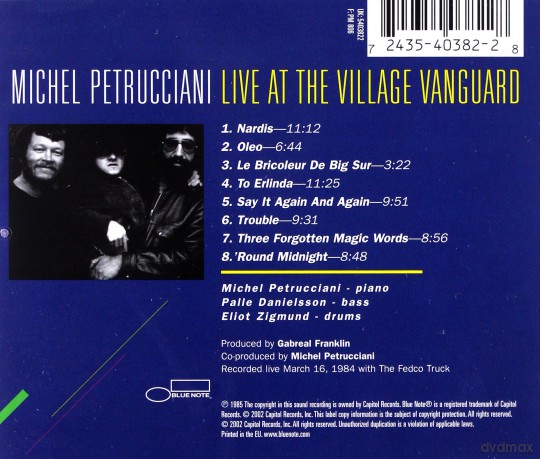 Michel Petrucciani: Live At The Village Vanguard [CD]