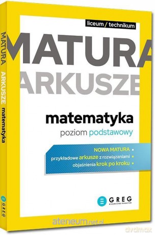 Matura - arkusze - matematyka PP [KSIĄŻKA]