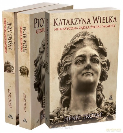 Pakiet Katarzyna Wielka/ Piotr Wielki/ Iwan Groźny - Henri Troyat [KSIĄŻKA]