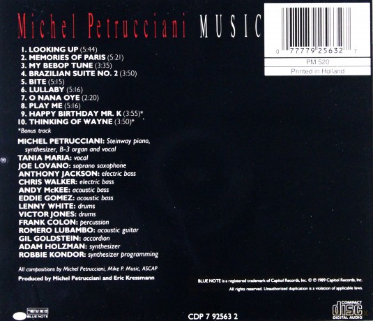 Michel Petrucciani: Music [CD]