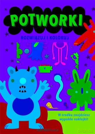 Rozwiązuj i koloruj. Potworki [KSIĄŻKA]