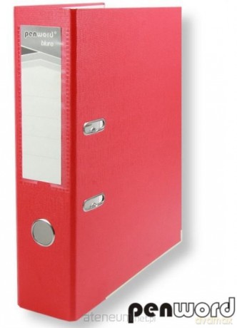 Segregator A4 z okuciem 7,5cm czerwony