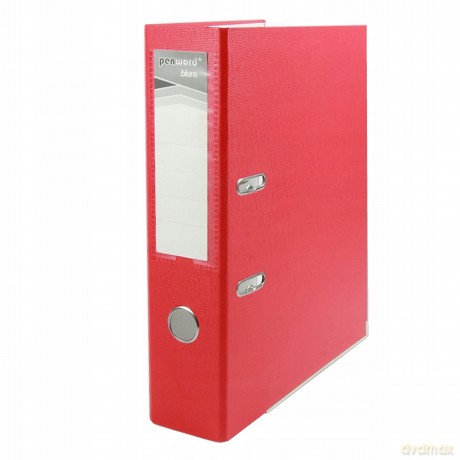 Segregator A4 z okuciem 7,5cm czerwony