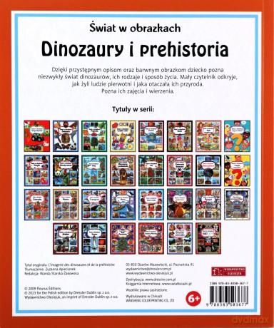 Świat w obrazkach. Dinozaury i prehistoria [KSIĄŻKA]