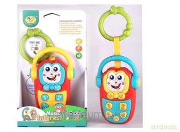 Telefon ze światłem i dźwiękiem