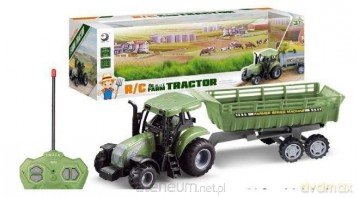 Traktor sterowany pilotem z ładowarką