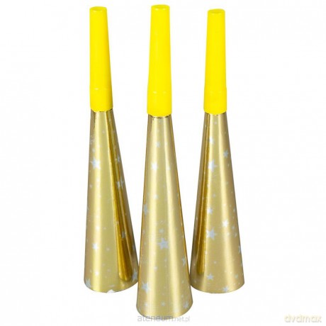 Trąbki Golden party 4szt