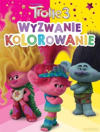 Trolle 3. Wyzwanie kolorowanie [KSIĄŻKA]