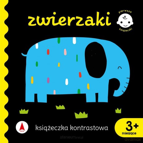 Zwierzaki. Książeczka kontrastowa [KSIĄŻKA]